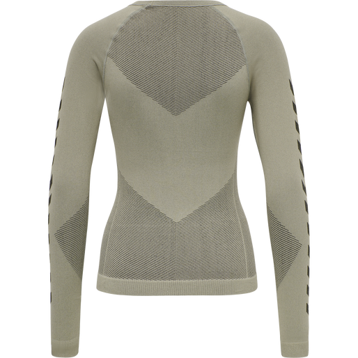 HUMMEL FIRST SEAMLESS JERSEY L/S W, LONDON FOG, packshot