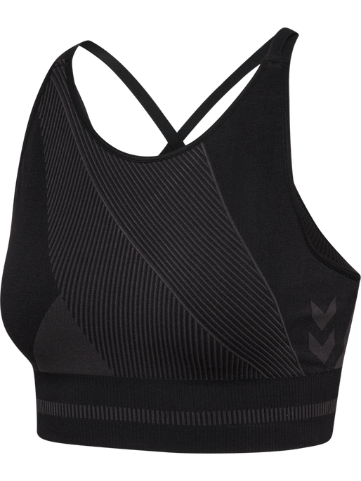 hmlUNITY SEAMLESS BRA, BLACKENED PEARL hmlUNITY SEAMLESS BRA, BLACKENED PEARL, packshot