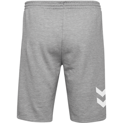 hmlGO KIDS COTTON BERMUDA SHORTS, GREY MELANGE, packshot