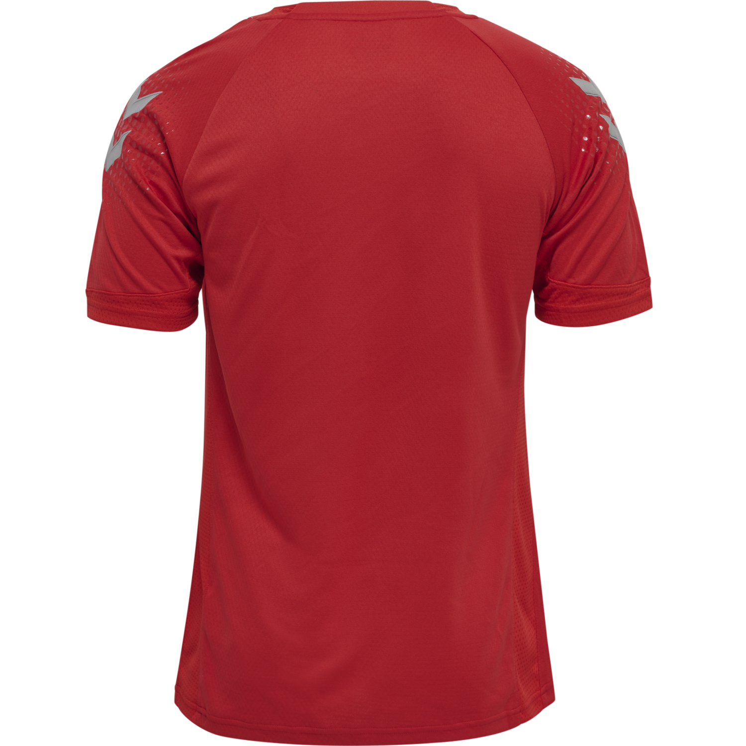 hmlLEAD S/S POLY JERSEY, TRUE RED, packshot