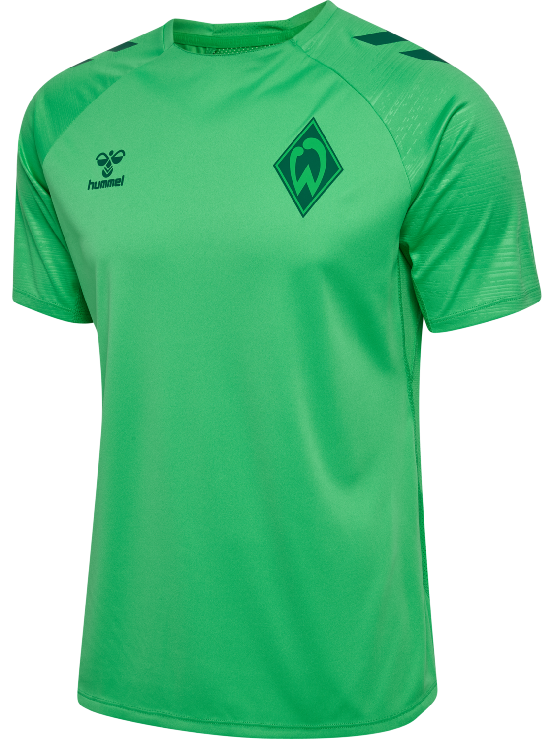 WER 26/27 TR PRO JERSEY S/S, ISLAND GREEN WO SPONSOR, packshot