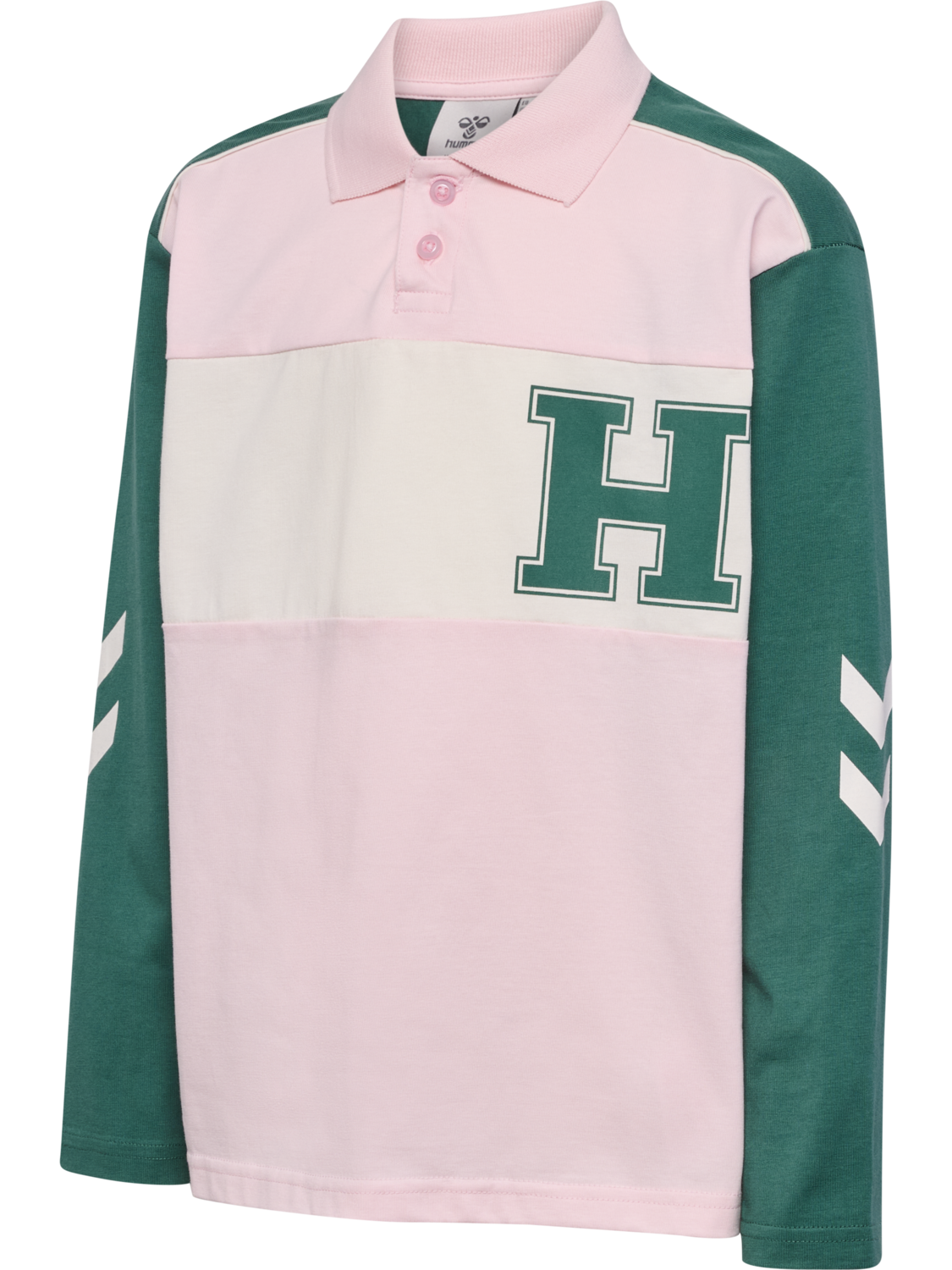 hmlROBIN JERSEY POLO L/S, BALLERINA, packshot