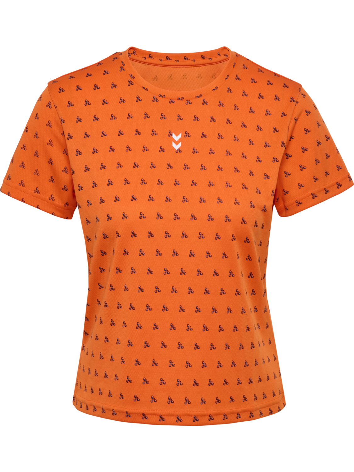 hmlFAST WORKOUT W T-SHIRT S/S, DUSTY ORANGE, packshot