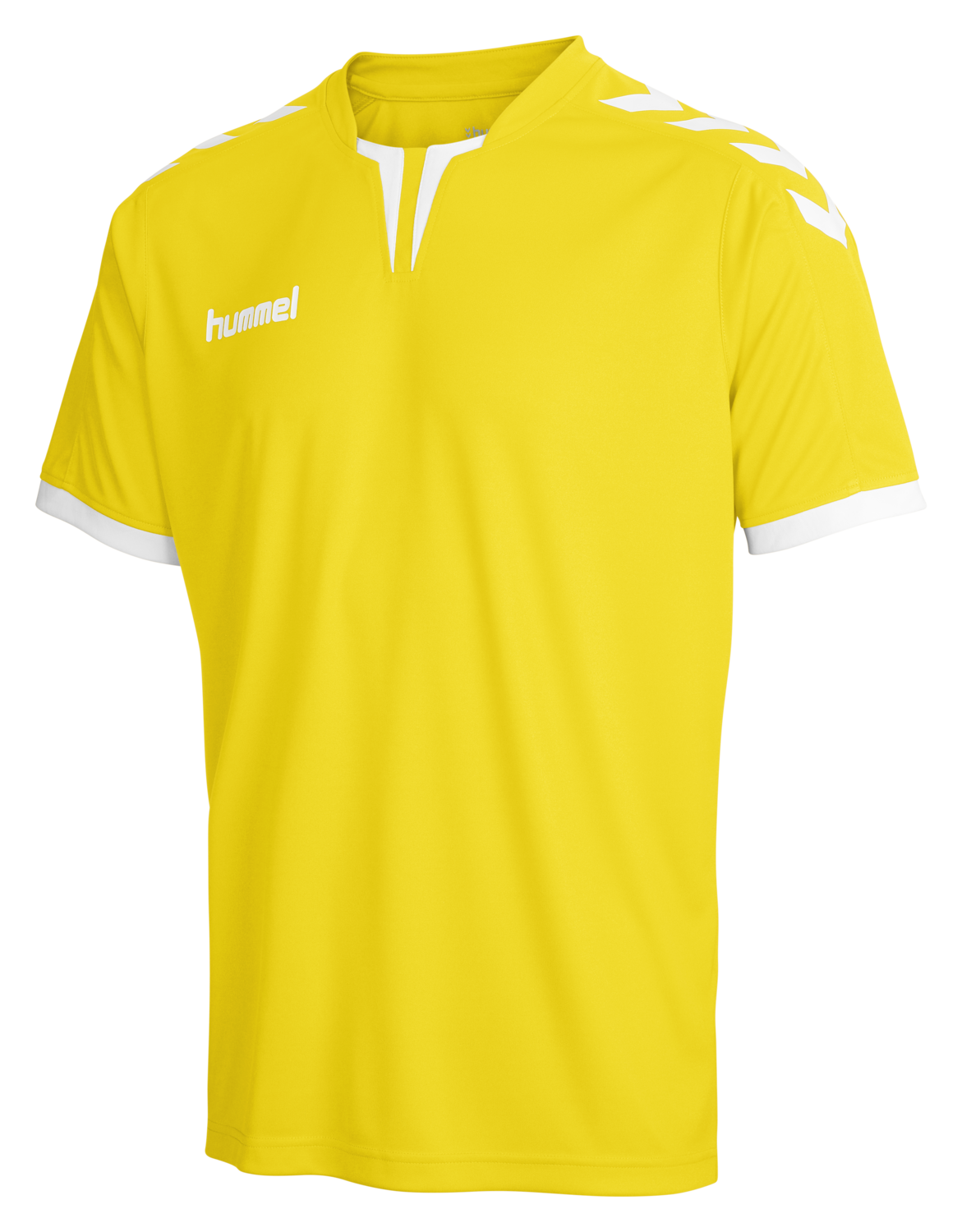 CORE SS POLY JERSEY, SPORTS YELLOW PR, packshot