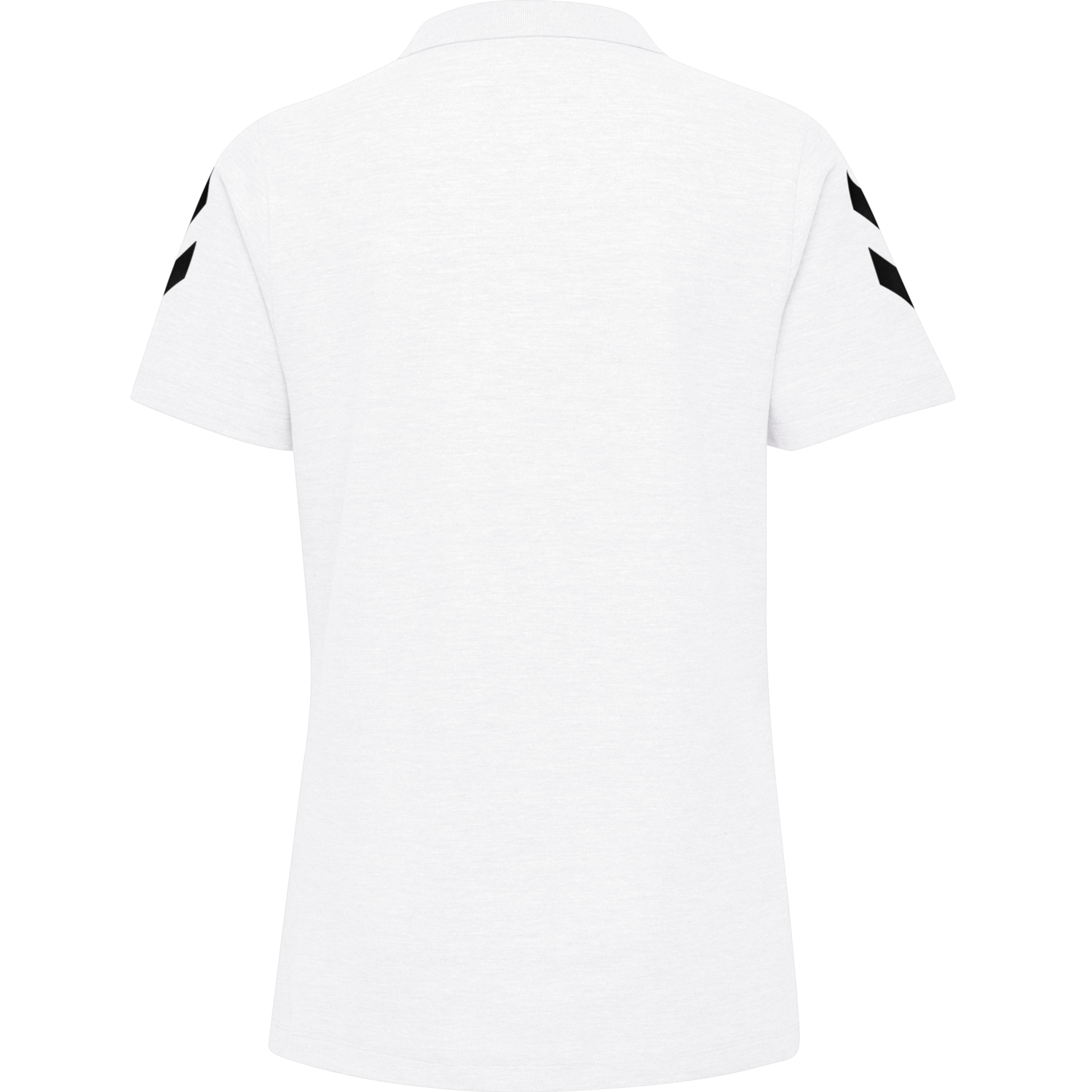 HUMMEL GO COTTON POLO WOMAN, WHITE, packshot