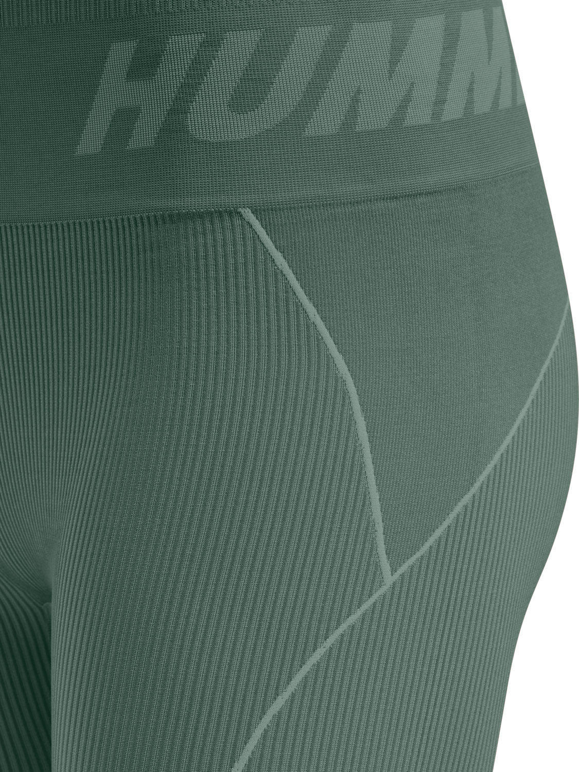 hmlTE CHRISTEL SEAMLESS MW TIGHTS, LILY PAD/ LAUREL WREATH MELANGE, packshot