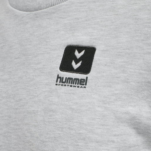 hmlLGC LIAM SWEATSHIRT, LIGHT GREY MELANGE, packshot