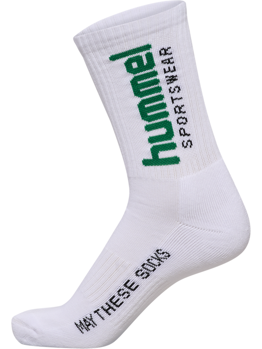 hml3-PACK SOCKS SPORTSWEAR BIG, WHITE/BARBADOSCHERRY/EDEN/SKYD hml3-PACK SOCKS SPORTSWEAR BIG, WHITE/BARBADOSCHERRY/EDEN/SKYD, packshot
