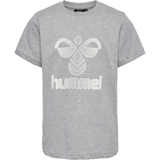 hmlPROUD T-SHIRT S/S, GREY MELANGE, packshot