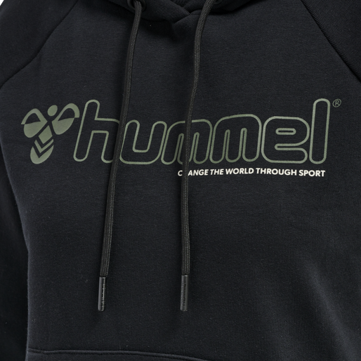 hmlNONI HOODIE, BLACK, packshot