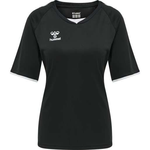 hmlCORE VOLLEY TEE WO, BLACK, packshot