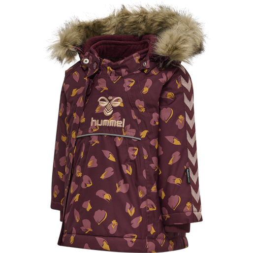 hmlJESSIE TEX JACKET, WINDSOR WINE, packshot