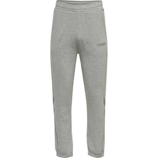 hmlLEGACY REGULAR PANTS, GREY MELANGE, packshot