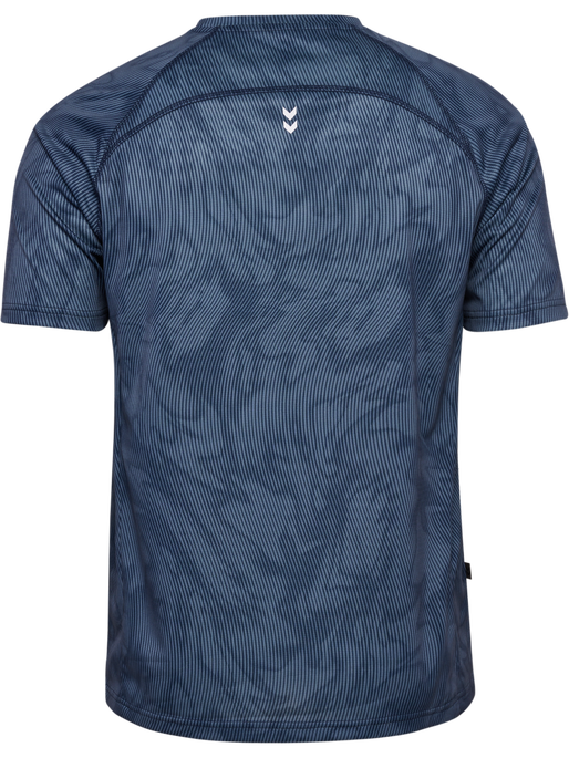 hmlPULSE AOP WORKOUT SHORTS SET, BLUE MIRAGE/DRESS BLUE hmlPULSE AOP WORKOUT SHORTS SET, BLUE MIRAGE/DRESS BLUE, packshot