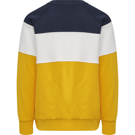 hmlCLAES SWEATSHIRT, SAFFRON, packshot