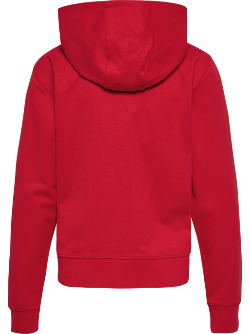 hmlGO 2.0 ZIP HOODIE WOMAN, TRUE RED, packshot