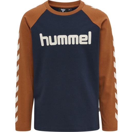 hmlBOYS T-SHIRT L/S, SIERRA, packshot