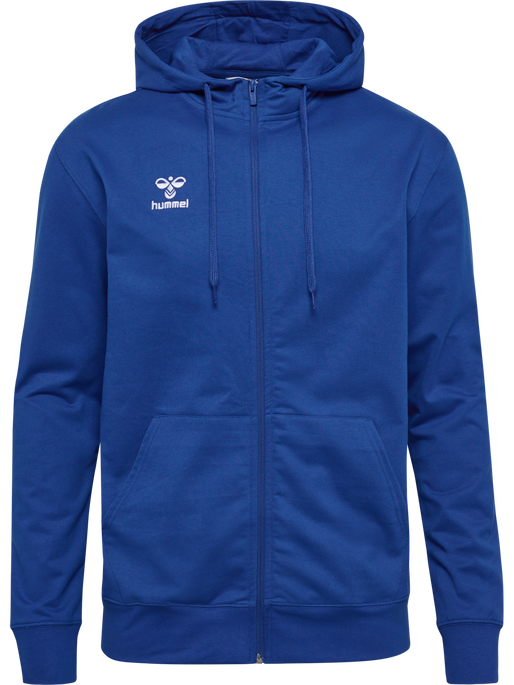 hmlGO 2.0 ZIP HOODIE, TRUE BLUE hmlGO 2.0 ZIP HOODIE, TRUE BLUE, packshot