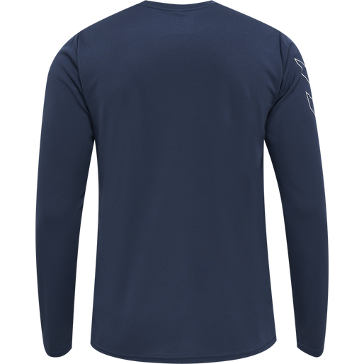 hmlTE TOPAZ T-SHIRT L/S, INSIGNIA BLUE, packshot