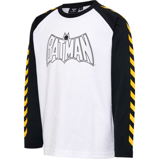 hmlBATMAN BOYS T-SHIRT L/S, BRIGHT WHITE hmlBATMAN BOYS T-SHIRT L/S, BRIGHT WHITE, packshot