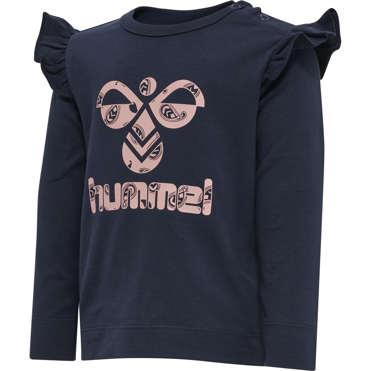 hmlARTEMIS T-SHIRT L/S, BLACK IRIS, packshot