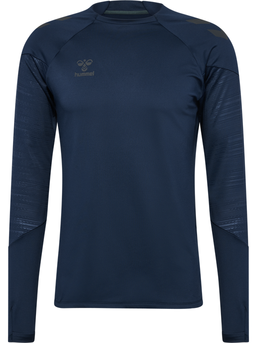 hmlPRO TRAINING CREW SWEAT, MARINE hmlPRO TRAINING CREW SWEAT, MARINE, packshot