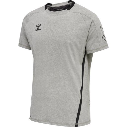 hmlCIMA XK T-SHIRT S/S, GREY MELANGE hmlCIMA XK T-SHIRT S/S, GREY MELANGE, packshot