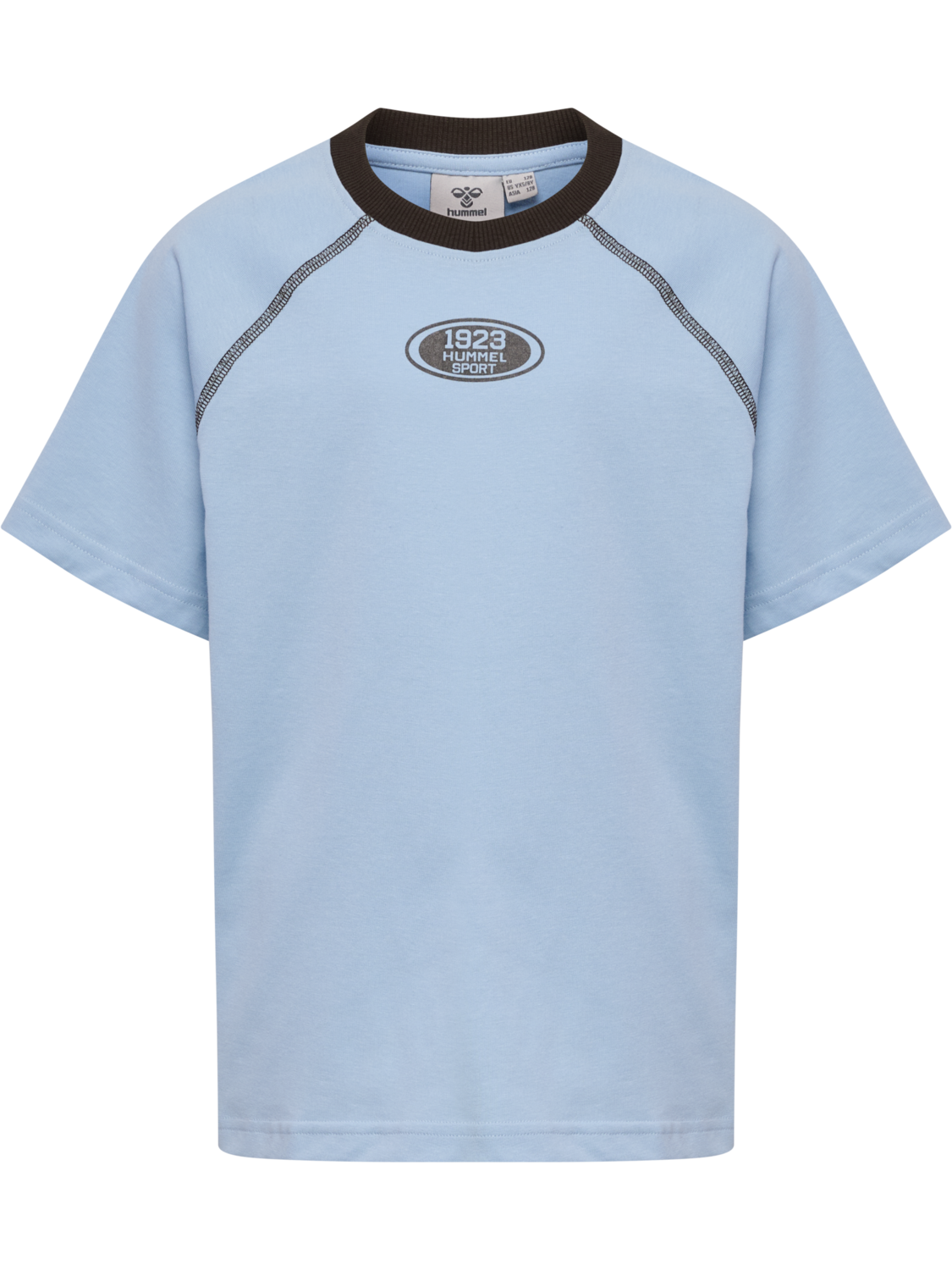 hmlTIMMI RAGLAN T-SHIRT S/S, CASHMERE BLUE, packshot
