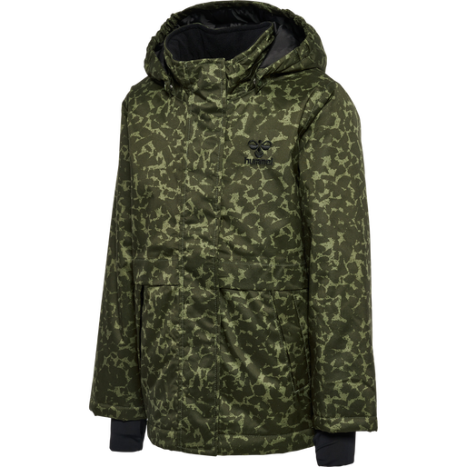 hmlURBAN TEX JACKET, OLIVE NIGHT, packshot