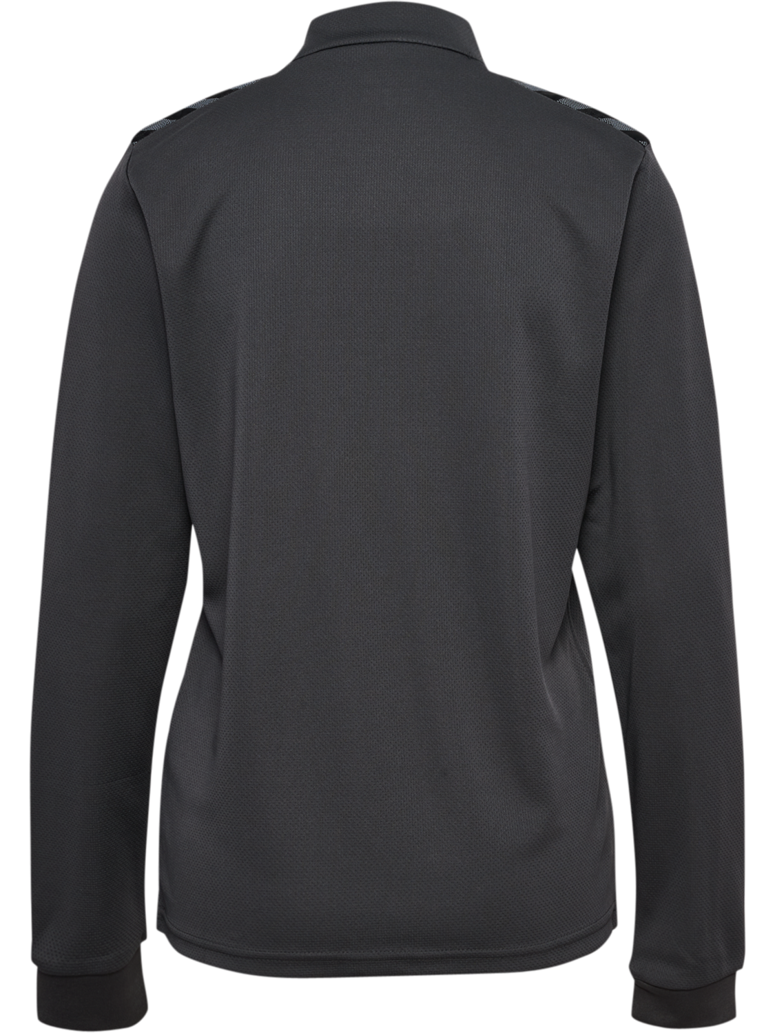hmlAUTHENTIC HALF ZIP SWEAT WOMAN, ASPHALT, packshot