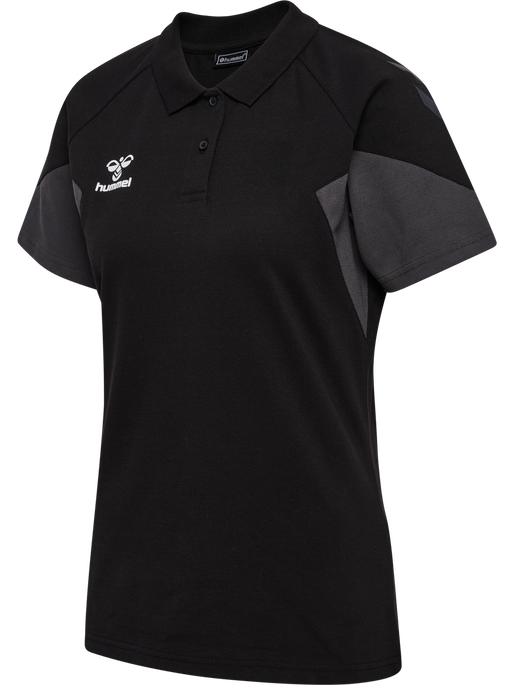 hmlTRAVEL POLO WOMAN, BLACK, packshot