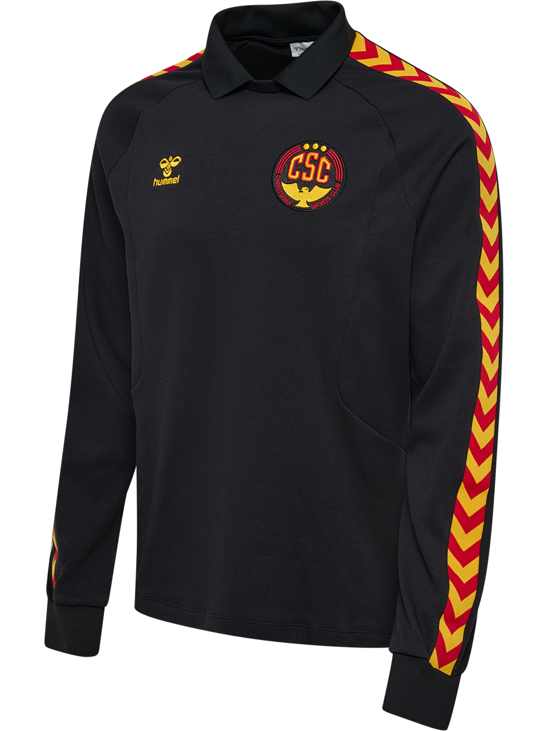CSC 26/27 hmlROOT T-SHIRT L/S, BLACK, packshot