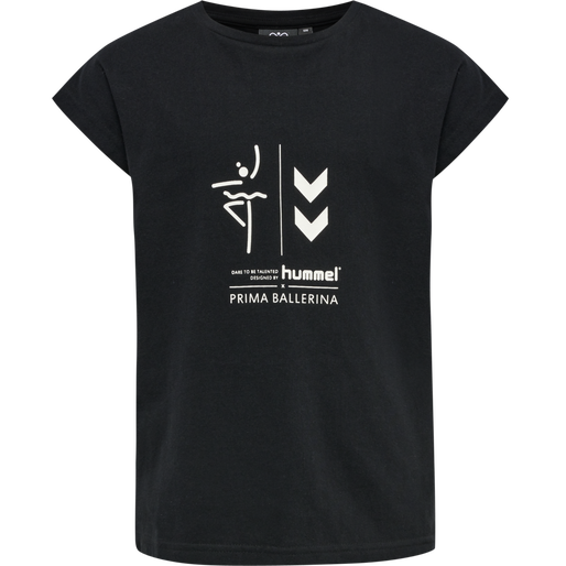 hmlPRIMA BEE T-SHIRT S/S, BLACK hmlPRIMA BEE T-SHIRT S/S, BLACK, packshot