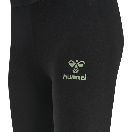 hmlSOMMER TIGHTS, BLACK/BASIL, packshot
