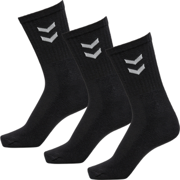 3-Pack Basic Sock, BLACK, packshot