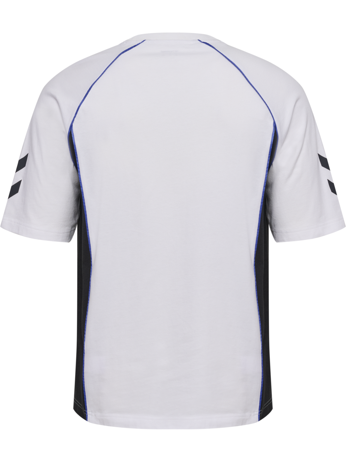 hmlBLAZE26 ATHLEISURE T-SHIRT S/S, WHITE/ASPHALT, packshot