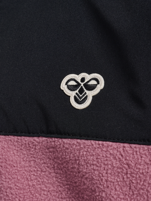 hmlJR FLEECE ZIP JACKET, DUSKY ORCHID hmlJR FLEECE ZIP JACKET, DUSKY ORCHID, packshot