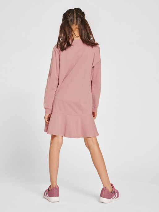 EVELYN DRESS L/S - WOODROSE | hummel.dk