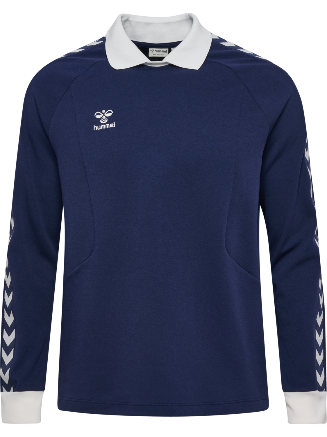 hmlROOT POLO L/S, MARINE, packshot