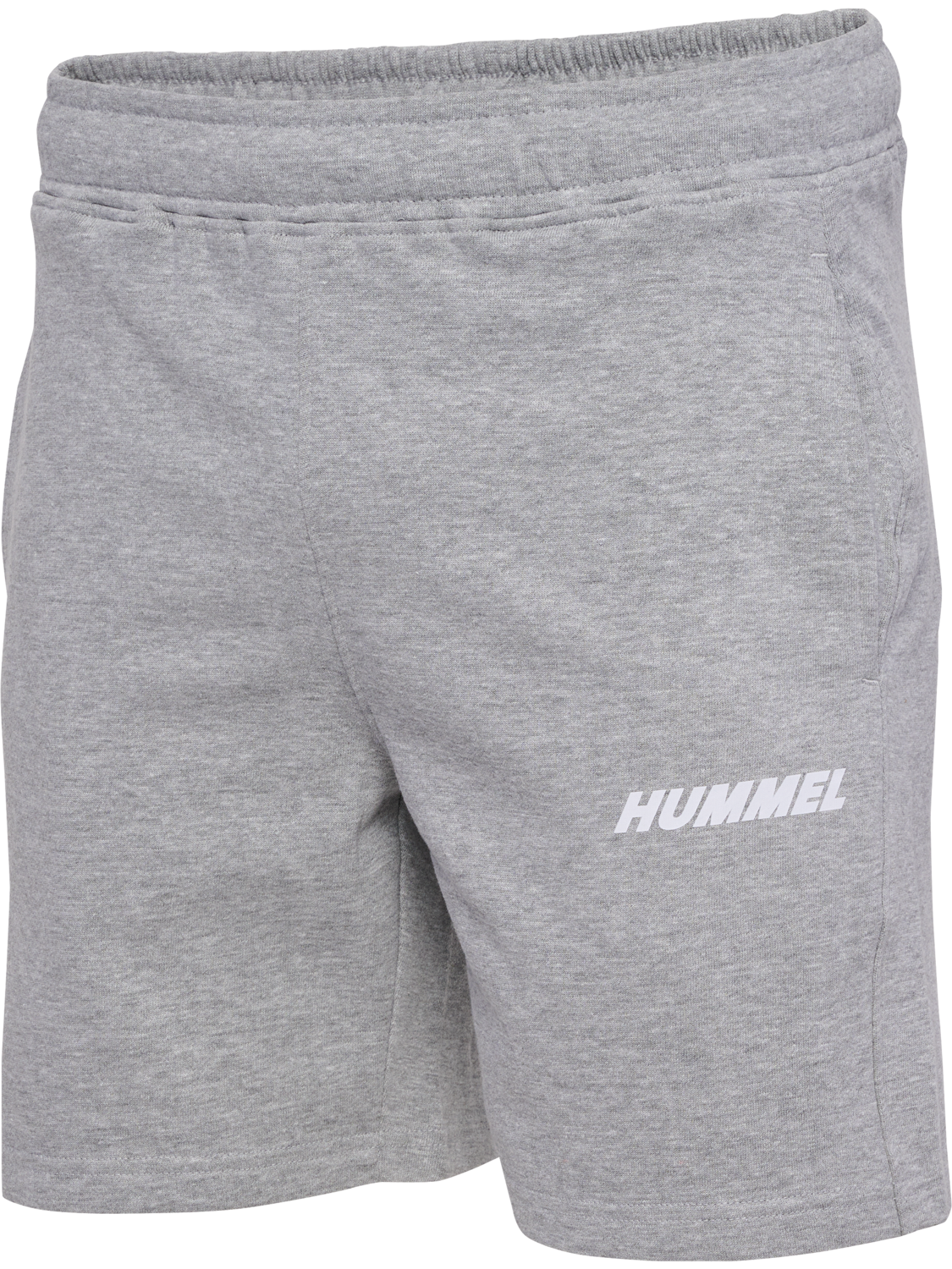 hmlELEMENTAL COTTON SHORTS, GREY MELANGE, packshot
