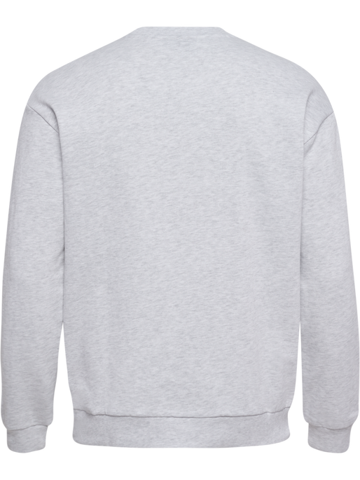 hmlROLIGAN SWEATSHIRT, LIGHT GREY MELANGE, packshot