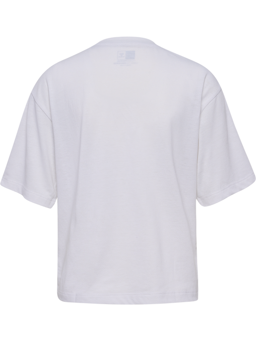 hmlMT VANJA BOXY SHORT T-SHIRT, WHITE hmlMT VANJA BOXY SHORT T-SHIRT, WHITE, packshot