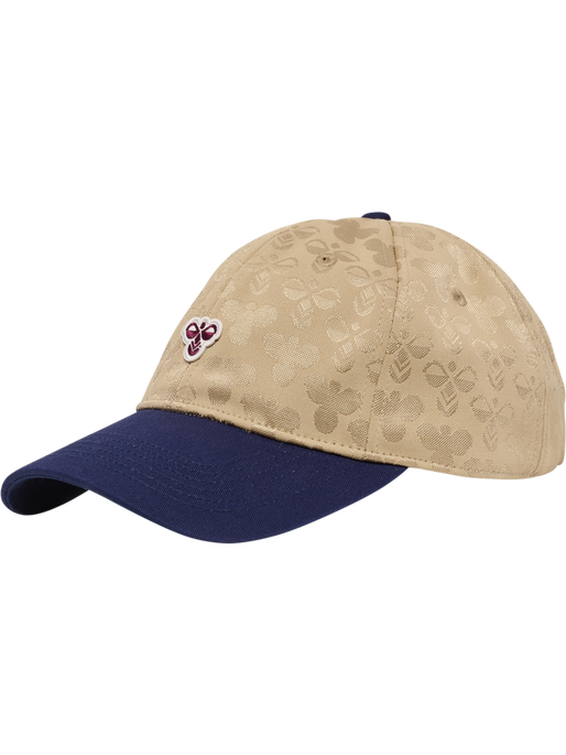 hmlBASEBALL CAP BEE AOP, CORNSTALK hmlBASEBALL CAP BEE AOP, CORNSTALK, packshot