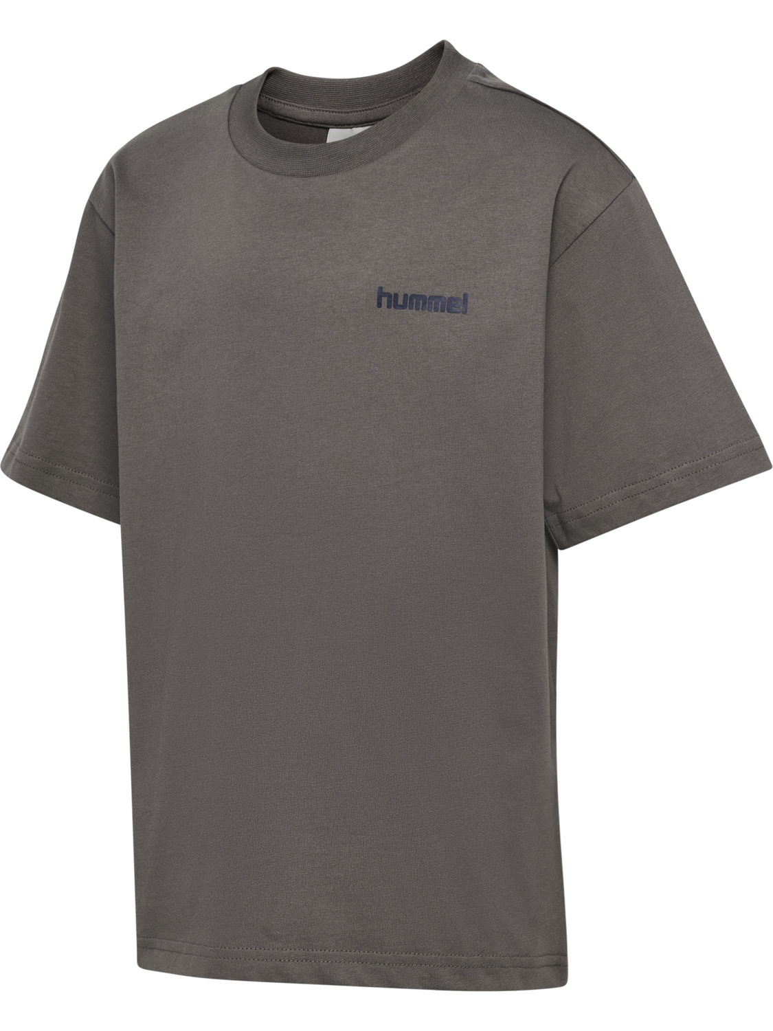 hmlJR LOOSE GRAPHIC T-SHIRT S/S, DARK GULL GRAY, packshot