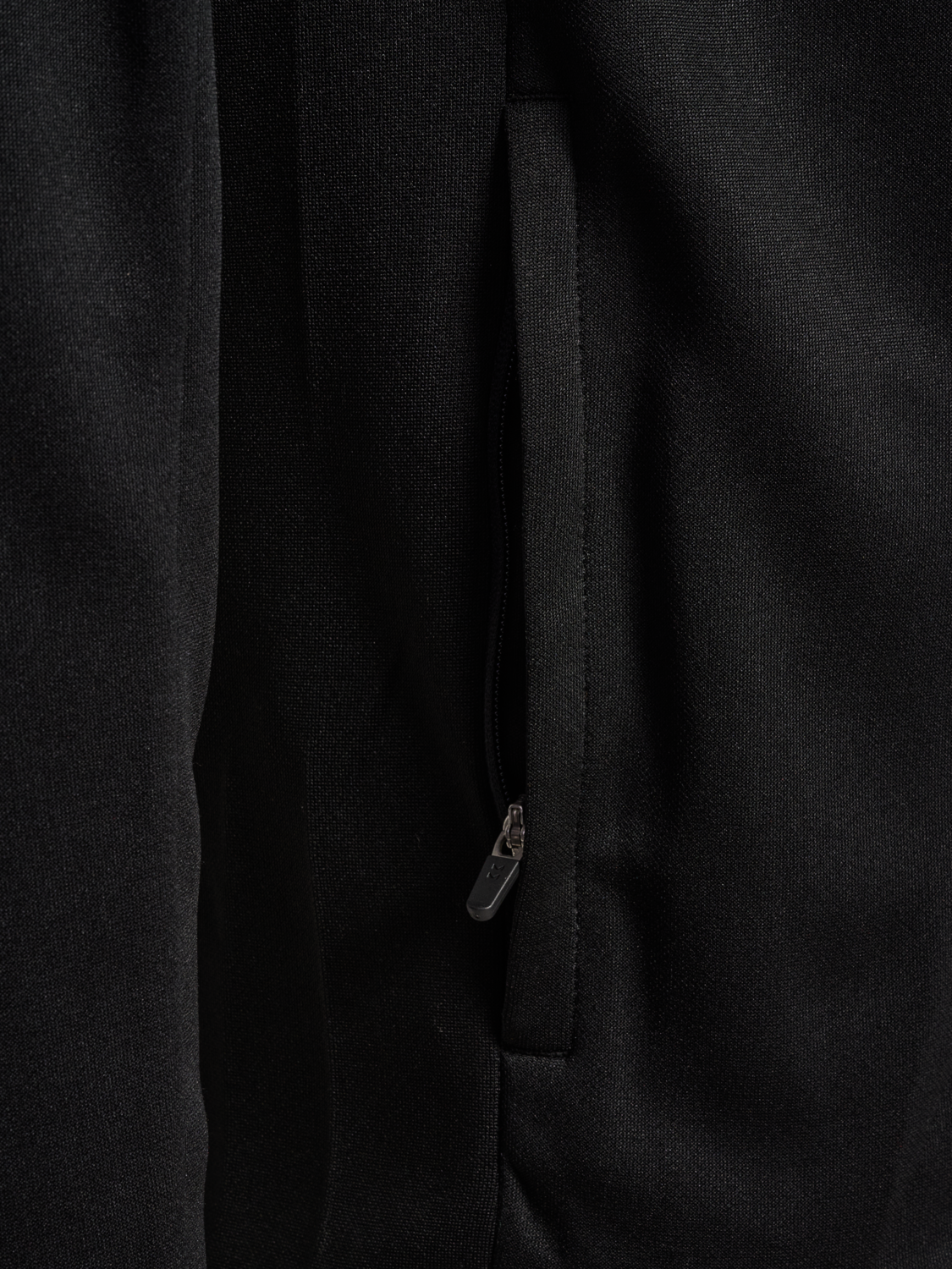 hmlCORE 2.0 ZIP HOODIE, BLACK/WHITE, packshot