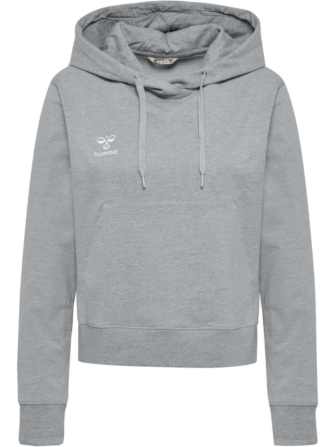 hmlGO 2.0 HOODIE WOMAN, GREY MELANGE, packshot