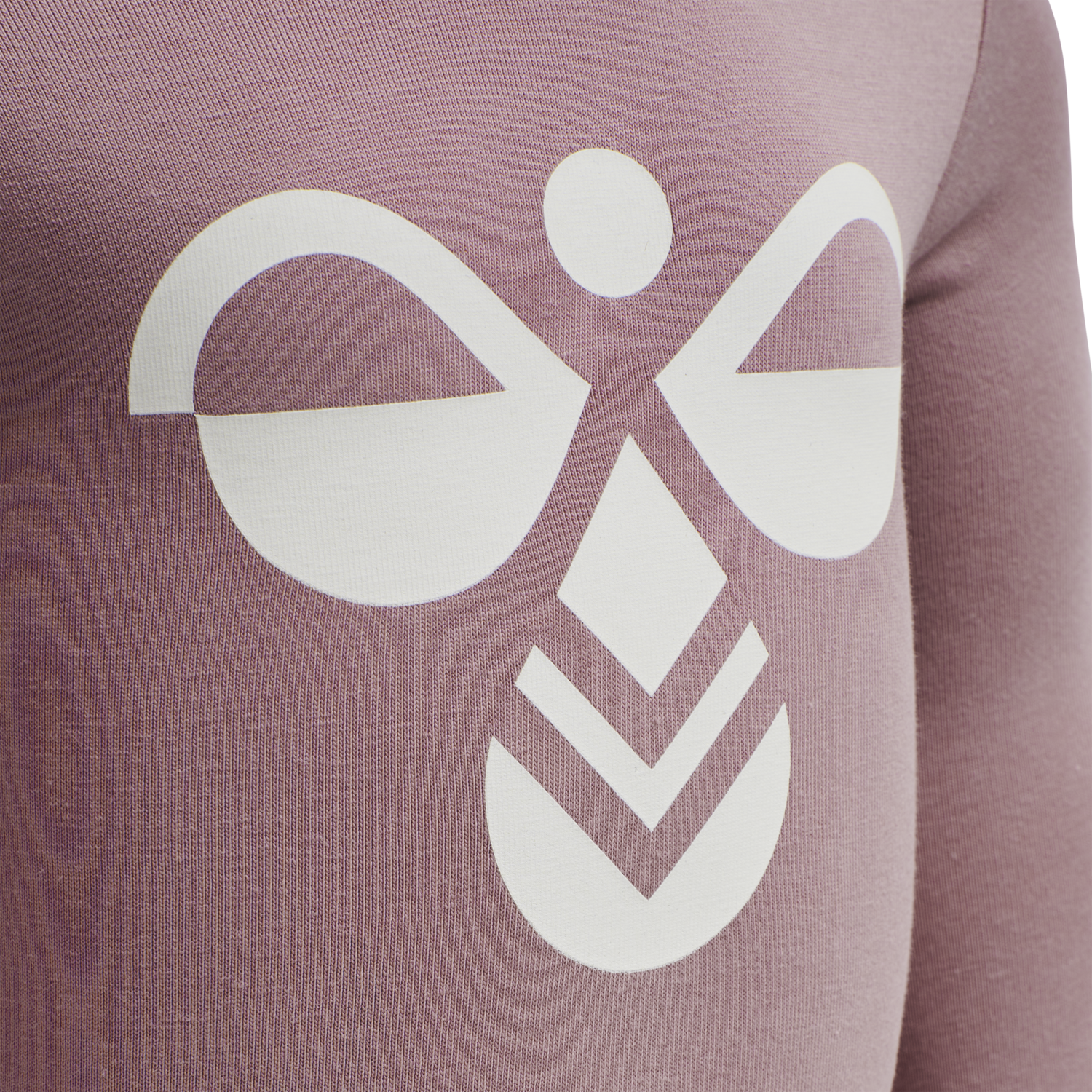 hmlFLIPPER BODY L/S 2-PACK, GREY MELANGE/WOODROSE, packshot