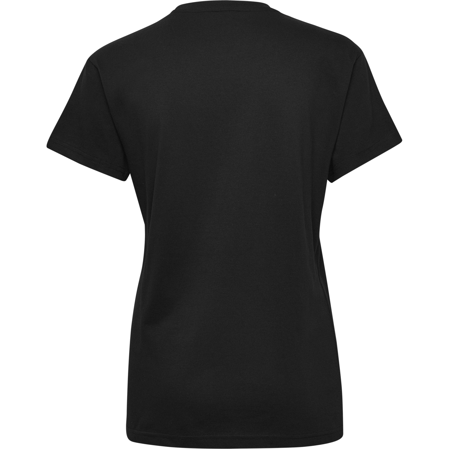 HUMMEL GO COTTON LOGO T-SHIRT WOMAN S/S, BLACK, packshot