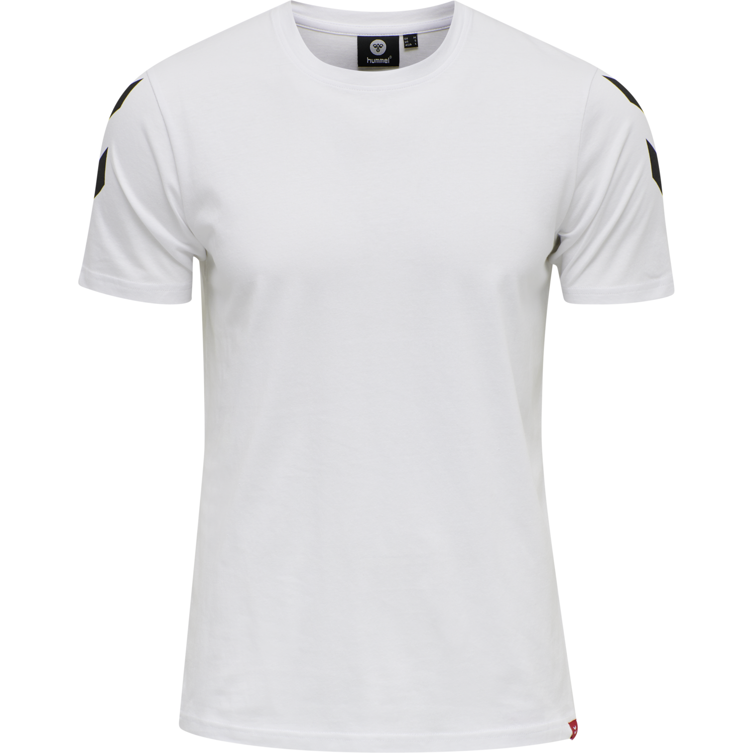 hmlLEGACY CHEVRON T-SHIRT, WHITE, packshot
