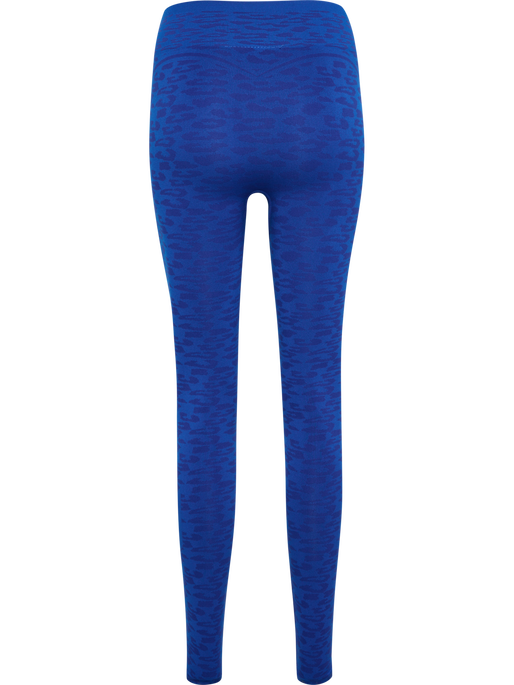 hmlMT LEO SEAMLESS MW TIGHTS, OLYMPIAN BLUE/SODALITE BLUE ME hmlMT LEO SEAMLESS MW TIGHTS, OLYMPIAN BLUE/SODALITE BLUE ME, packshot